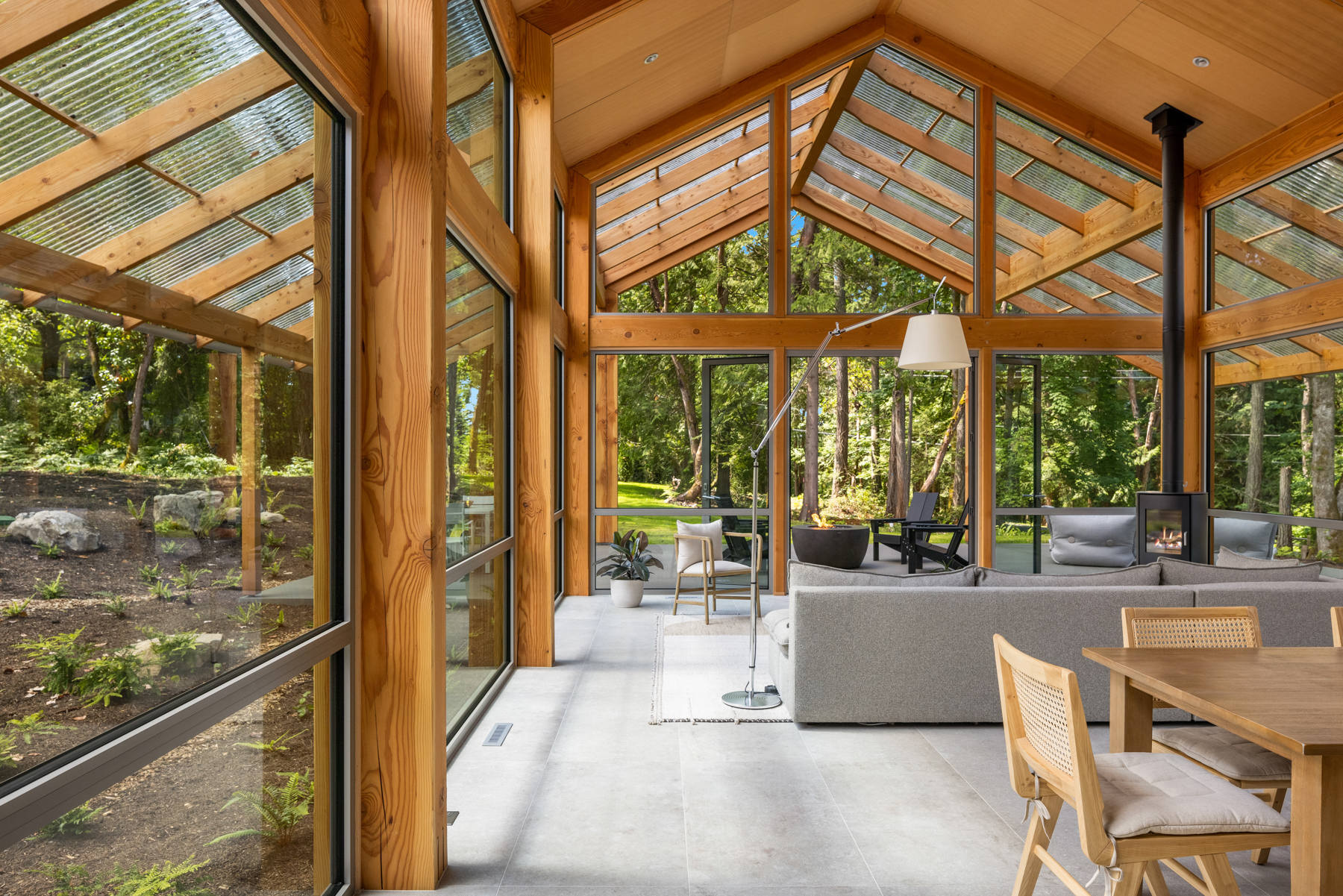 New Energy Works Timber Frame Home Oregon