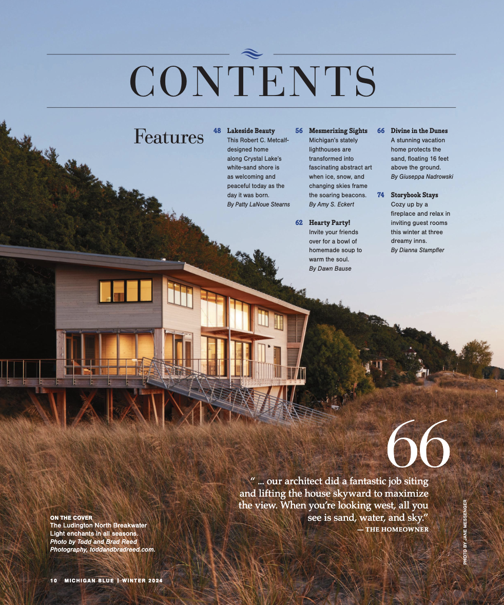 New Energy Works Timber Frame home in Michigan BLUE Magazine